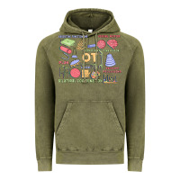 Vintage Olive biliteral coordintiom Vintage Hoodie - MaliasSmallBusiness