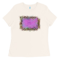 Bone Old Leopard Purple Glitter Frame Ladies Tee - Bettercallsaul