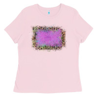 Bubblegum Pink Old Leopard Purple Glitter Frame Ladies Tee - Bettercallsaul