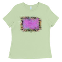 Matcha Old Leopard Purple Glitter Frame Ladies Tee - Bettercallsaul