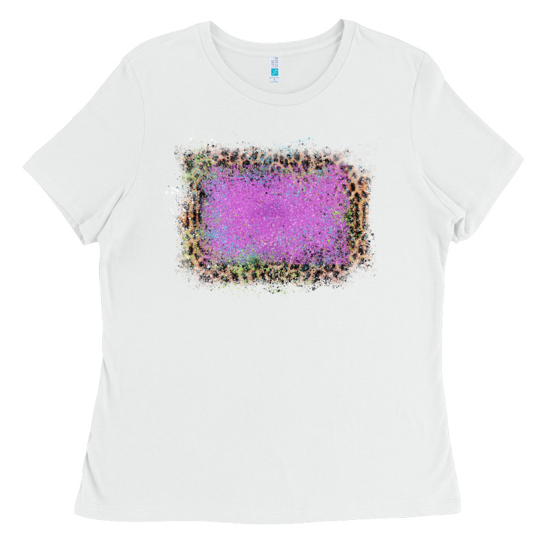 Old Leopard Purple Glitter Frame Ladies Tee by Bettercallsaul | Teevron