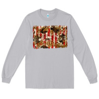 Moon Dust america, cowhide, leopard backgraund Long Sleeve Tee - JahusDesignShop