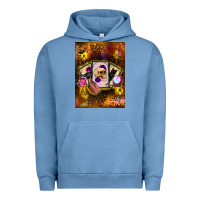 Pigment Pebble Blue tarot cards Urban Hoodie - BundleAndBundleShop