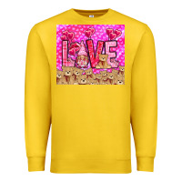 Lemon Love gnome with bear tumbler Valentine's Day Premium Sweatshirt - HowdyJamesFarm