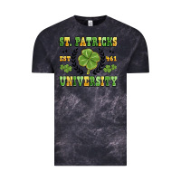 Cloud Black st. patricks university Vintage Tee - MaliasSmallBusiness