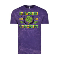 Cloud Purple st. patricks university Vintage Tee - MaliasSmallBusiness