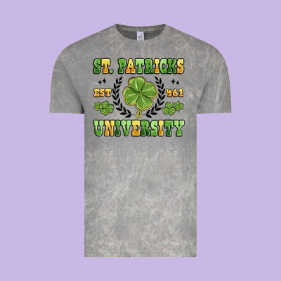 St. Patricks University Vintage Tee Designed By Maliassmallbusiness