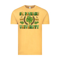 Vintage Mustard st. patricks university Vintage Tee - MaliasSmallBusiness