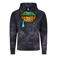 Cloud Black summer vibes pineapple lips Vintage Hoodie - Jasminsmagicworld