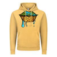 Vintage Mustard summer vibes pineapple lips Vintage Hoodie - Jasminsmagicworld
