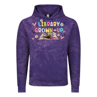 Cloud Purple library grown up Vintage Hoodie - MaliasSmallBusiness
