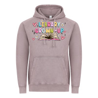 Vintage Zinc library grown up Vintage Hoodie - MaliasSmallBusiness