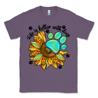 Lavender life is better with dogs Classic Tee - NancyCooperArtShop