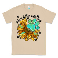 Mushroom life is better with dogs Classic Tee - NancyCooperArtShop
