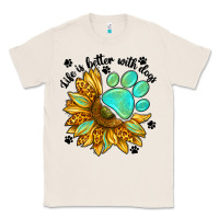 Natural life is better with dogs Classic Tee - NancyCooperArtShop