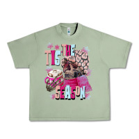 Oil Green tis the season winter skull Urban Heavy Tee - NancyCooperArtShop
