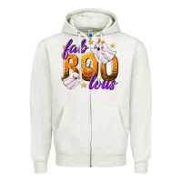 Oatmeal Heather Fabboolous Zipper Hoodie - texasbilliewilder