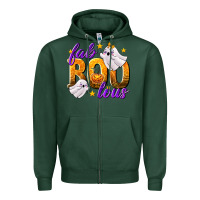 Sports Green Fabboolous Zipper Hoodie - texasbilliewilder