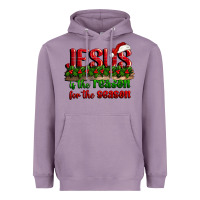 Lavender jesus is the reason for the season Heavyweight Hoodie - CowGirlArtShop