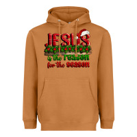 Meerkat jesus is the reason for the season Heavyweight Hoodie - CowGirlArtShop