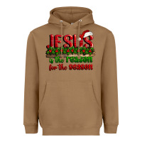 Toasted Coconut jesus is the reason for the season Heavyweight Hoodie - CowGirlArtShop