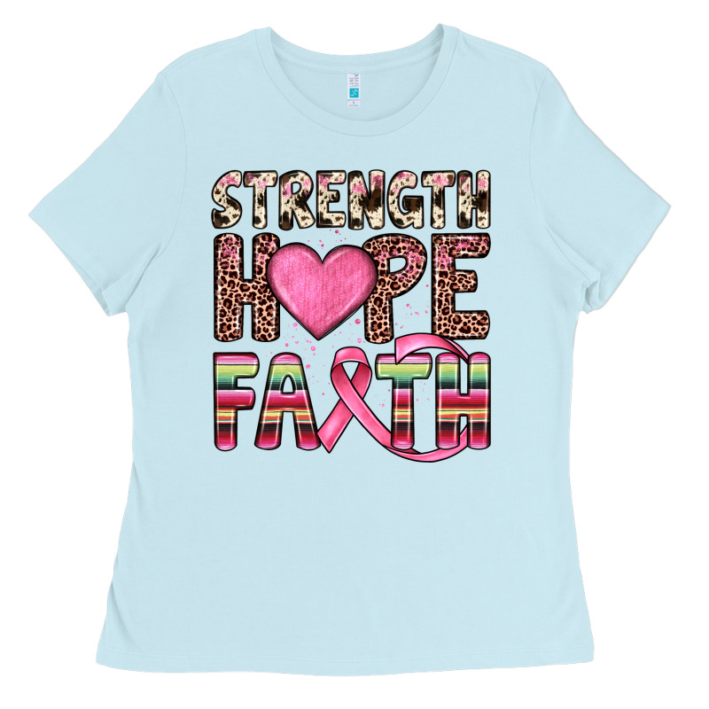 Strength Hope Faith Ladies Tee by JahusDesignShop | Teevron