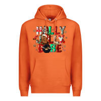 Carrot holly jolly babe Premium Hoodie - CowGirlArtShop