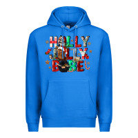 True Royal holly jolly babe Premium Hoodie - CowGirlArtShop