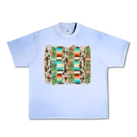 Grape Ice western brushstroke Urban Heavy Tee - AdoDesignShop