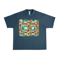 Midnight Navy western brushstroke Urban Heavy Tee - AdoDesignShop
