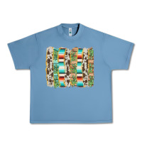 Pebble Blue western brushstroke Urban Heavy Tee - AdoDesignShop