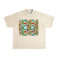 Sandshell western brushstroke Urban Heavy Tee - AdoDesignShop