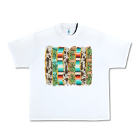 White western brushstroke Urban Heavy Tee - AdoDesignShop