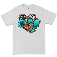 Love Turquoise Hearts Premium Tee | Teevron
