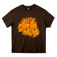 Chocolate Brown halloween patch Heavy Core Tee - BundleAndBundleShop