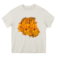 Cream halloween patch Heavy Core Tee - BundleAndBundleShop