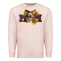 American Mom Skull Premium Sweatshirt | Teevron