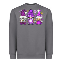 Storm Purple Winter Gnomies Heavyweight Sweatshirt - BundleAndBundleShop