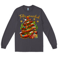 Smoke Christmas Feliz Navidad Long Sleeve Tee - BundleAndBundleShop