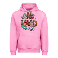 Fuchsia Pink One Loved Nurse Urban Hoodie - FaDigitalArtStudio