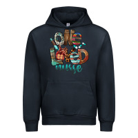 Navy One Loved Nurse Urban Hoodie - FaDigitalArtStudio