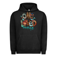 Pigment Black One Loved Nurse Urban Hoodie - FaDigitalArtStudio