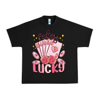 Black feeling lucky Urban Heavy Tee - MaliasSmallBusiness