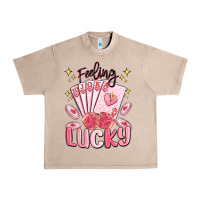 French Oak feeling lucky Urban Heavy Tee - MaliasSmallBusiness