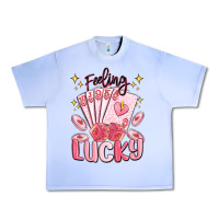 Grape Ice feeling lucky Urban Heavy Tee - MaliasSmallBusiness