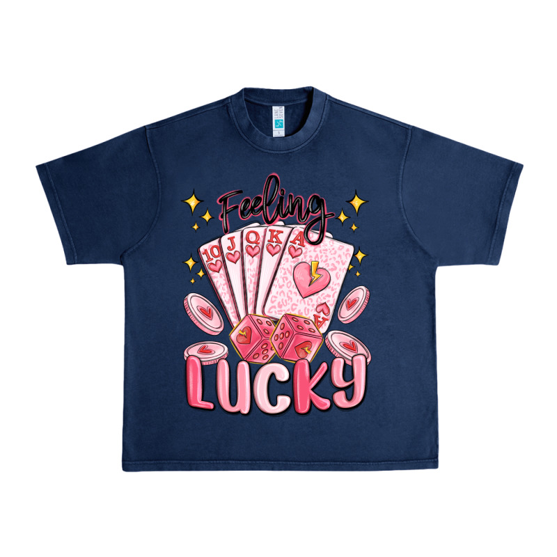 Feeling Lucky Urban Heavy Tee by MaliasSmallBusiness | Teevron