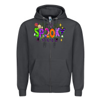 Smoke Halloween Spooky Mama Zipper Hoodie - texasbilliewilder