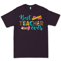 Plum best teacher ever Premium Tee - BundleAndBundleShop