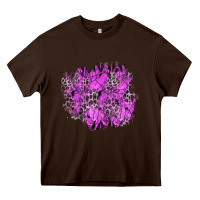Chocolate Brown halloween patch Heavy Core Tee - BundleAndBundleShop