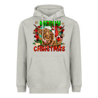 Moon Dust merry christmas cow Heavyweight Hoodie - CowGirlArtShop